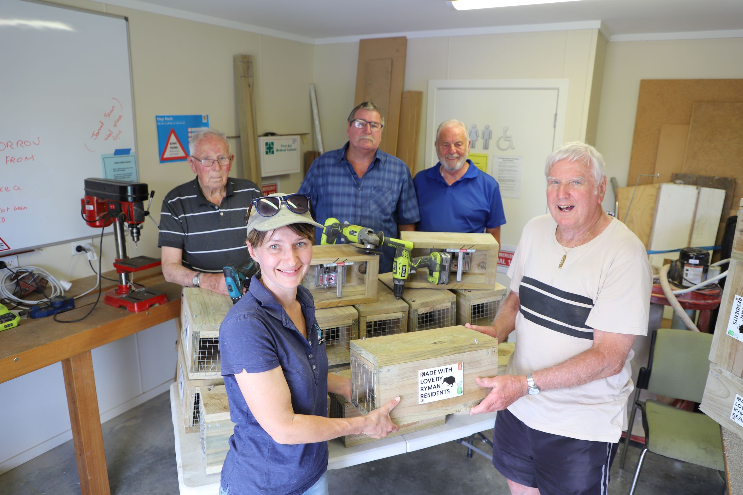 Diana Isaac Retirement Village supports Pōhatu Penguins predator work